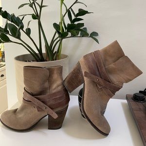 Distressed Aldo Booties Size 8.5